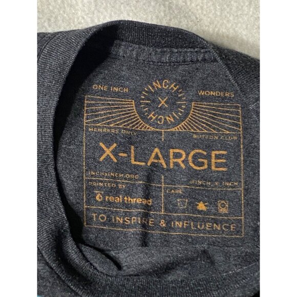 Art Is Life Graphic T-Shirt X-Large By Real Thread Heather Gray Soft Cotton-Blen - Picture 2 of 6